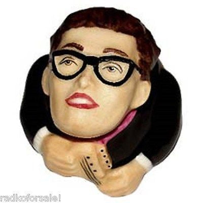 Kevin Francis FACE POTS Buddy Holly Musician Trinket Box NEW