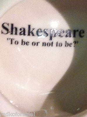 Kevin Francis WILLIAM SHAKESPEARE Face Pots NEW Trinket Box
