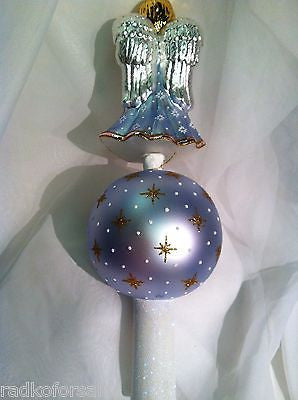 Christopher Radko Angel HEAVEN SENT Finial Tree Topper