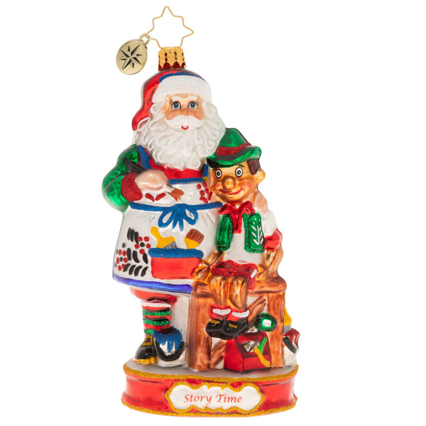 Christopher Radko A Magnificent Marionette Santa Pinocchio Ornament