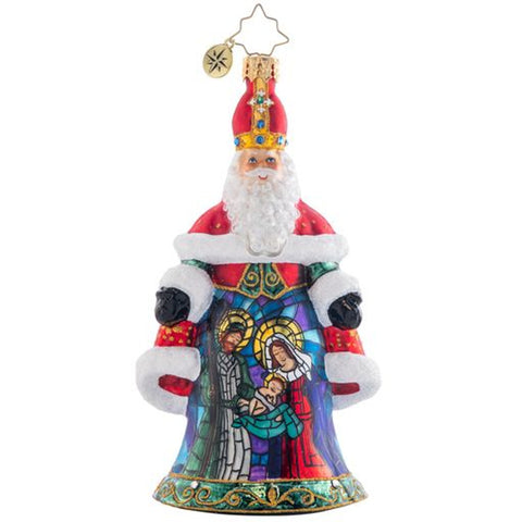 Christopher Radko Sacred Scene Saint Nicholas Ornament