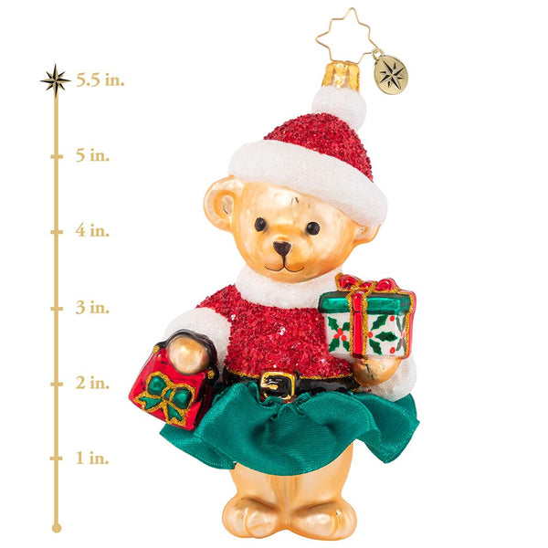 Christopher Radko Muffy Ready To Celebrate Christmas! Ornament