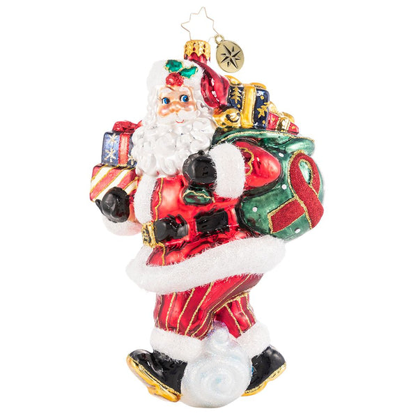 Christopher Radko AIDS 2021 Charity Claus Santa Ornament