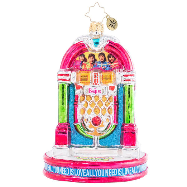 Christopher Radko Beatles Rocking Pink Juke Box Ornament Sale!