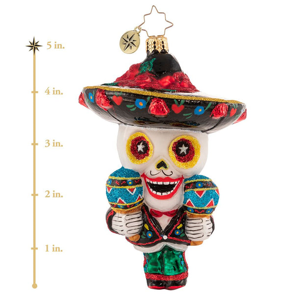Christopher Radko Ready To Salsa! Day of the Dead Ornament