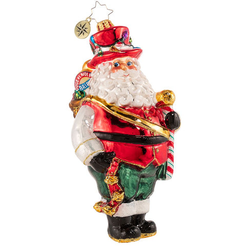 Christopher Radko Picnic Time! Santa Ornament