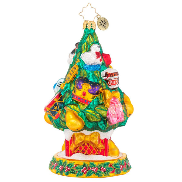 Christopher Radko My True Love Gave To Me 12 Days Pear Tree Christmas Ornament