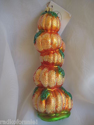 Radko Halloween STACK O LANTERNS Pumpkin Patch ornament