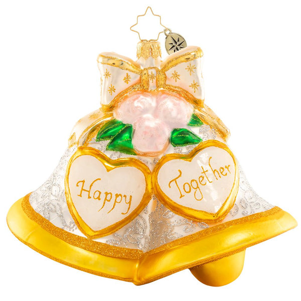 Christopher Radko Wedding Bells Forever Together Ornament