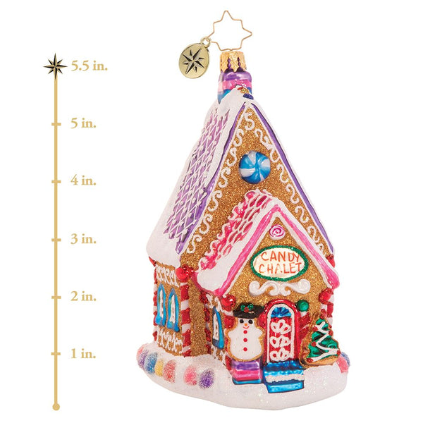 Christopher Radko The Confectioner's Chalet Candy House Ornament