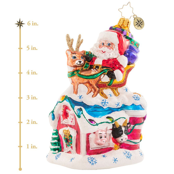 Christopher Radko Holiday Charm At The Farm Ornament