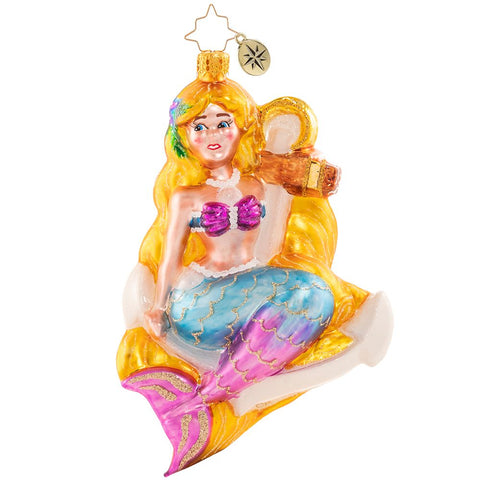 Christopher Radko Mermaid Merry Maiden Of The Sea Ornament