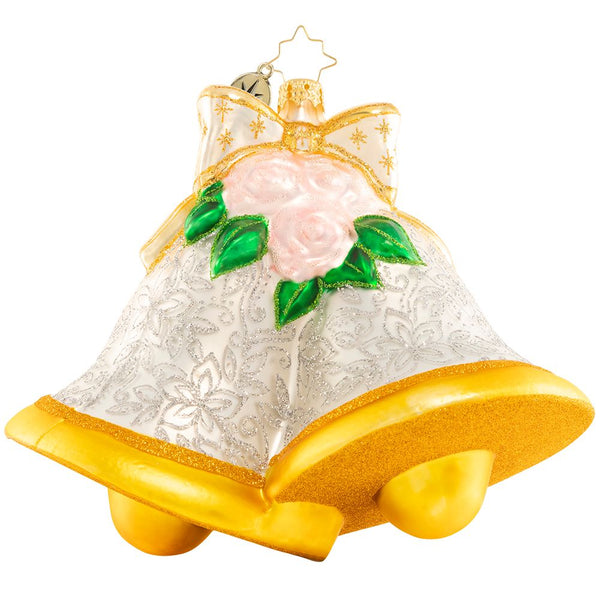 Christopher Radko Wedding Bells Forever Together Ornament