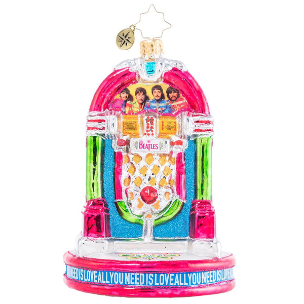 Christopher Radko Beatles Rocking Pink Juke Box Ornament Sale!