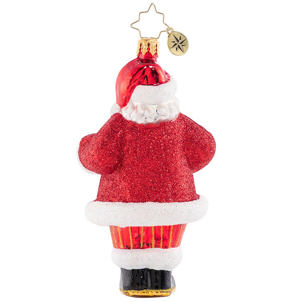 Christopher Radko Cocoa Cravings Claus Santa Ho Chocolate Ornament