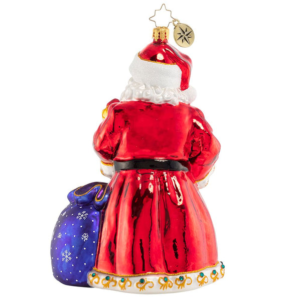 Christopher Radko Twilight Delight Santa Ornament