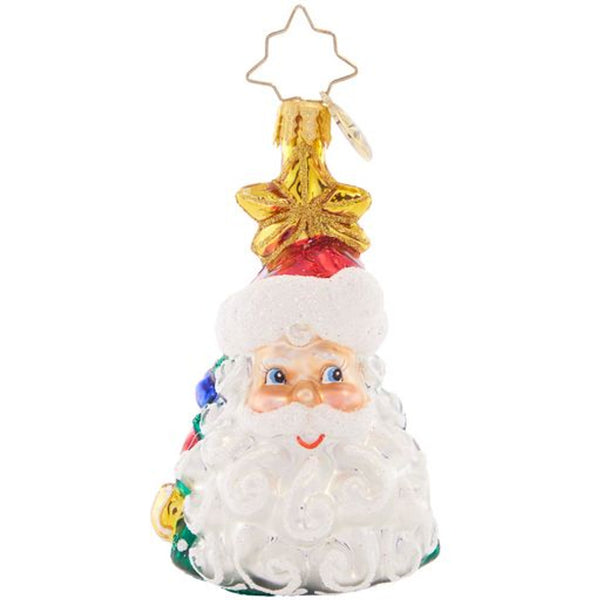 Christopher Radko Christmas All Around Santa Little Gem Ornament