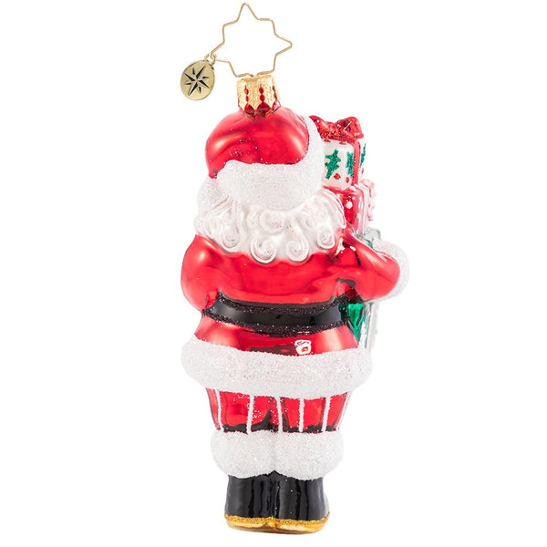 Christopher Radko Time To Celebrate! Santa Ornament