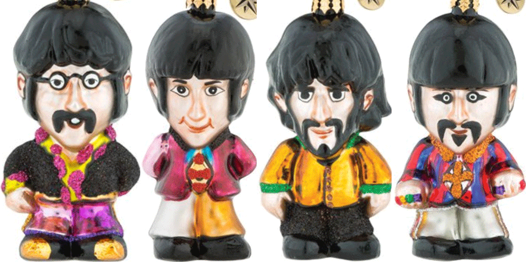 Christopher Radko Beatles John Paul Ringo George Little Gems Set of 4 Sale