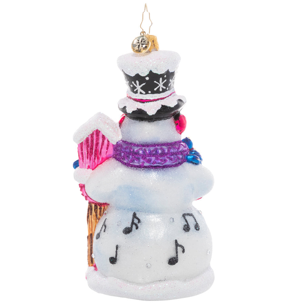 Christopher Radko Christmas Birdsong Birds 12 Days Snowman Ornament