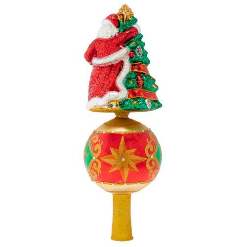 Christopher Radko Cheers To 35 Years Finial Anniversary Tree Topper