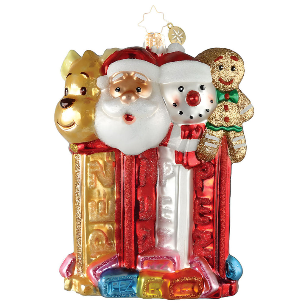 Christopher Radko North Pole PEZ Candy Container ornament