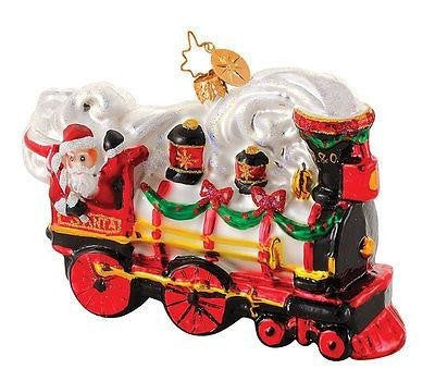 Christopher Radko B & O Railroad Train Set of 12 Ornaments