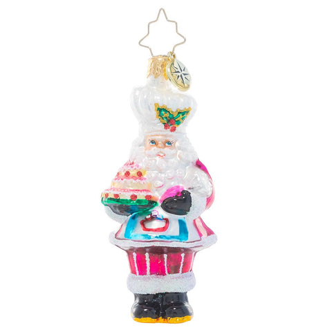 Christopher Radko Santa's Tower Of Flour Little Gem Baker Ornament