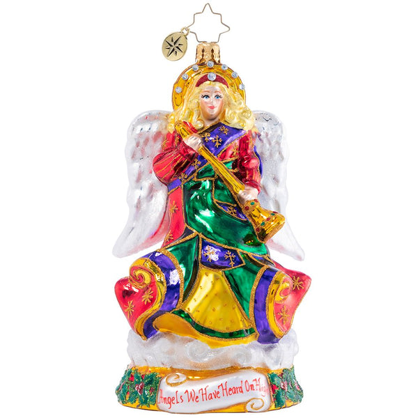 Christopher Radko Angel Triumphant Flight Songs Ornament