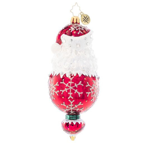Christopher Radko 2023 Dated New Year Elegance Santa Ornament