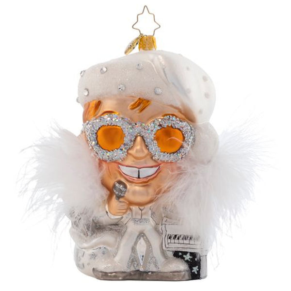 Christopher Radko Elton John Holiday "Star" Ornament