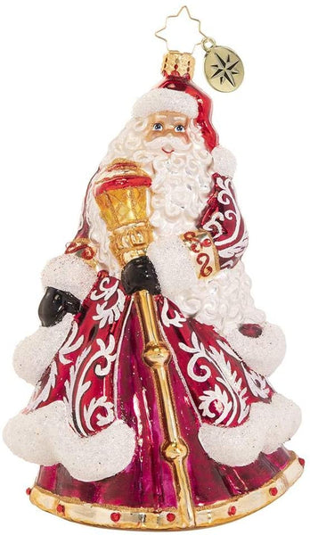 Christopher Radko An En-deer-ing St. Nick Santa Ornament