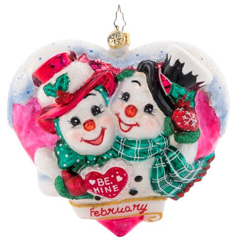 Christopher Radko Forever And Always Valentines Day Ornament OOTM 2023