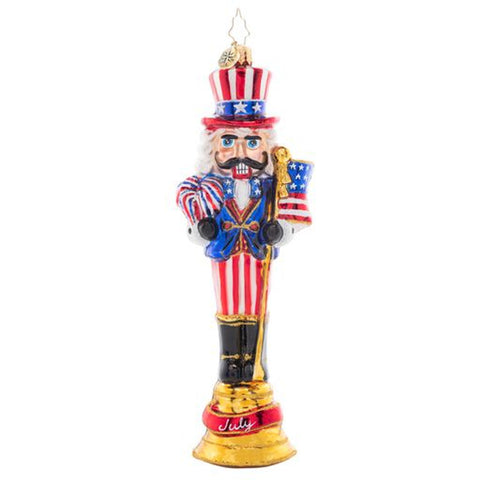 Christopher Radko Fireworks For The Fourth 4th of July Ornament OOTM 2023