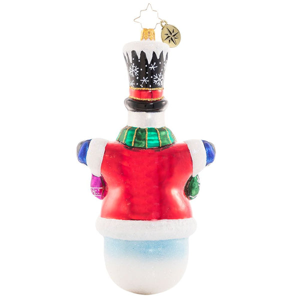 Christopher Radko Crochet JOY All Day! Snowman Ornament LE1056