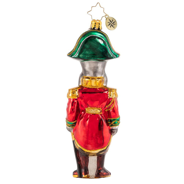 Christopher Radko Lieutenant Schnauzer Dog in Charge! Ornament