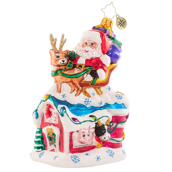 Christopher Radko Holiday Charm At The Farm Ornament