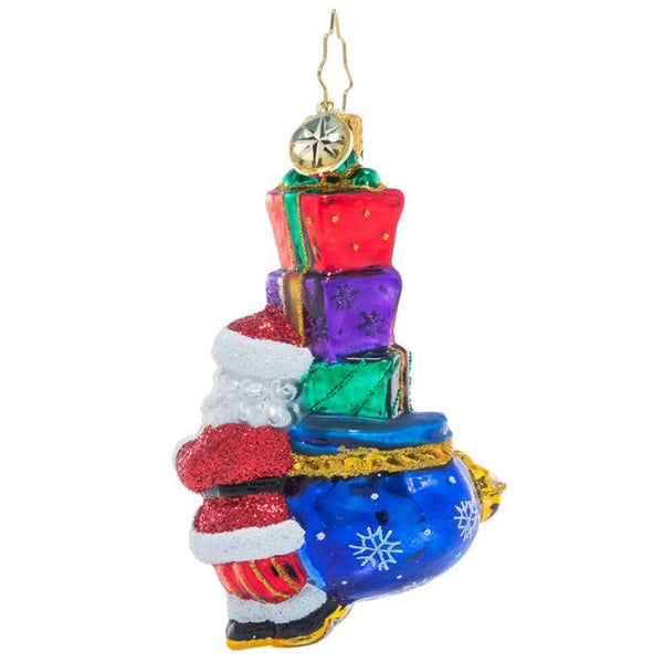 Christopher Radko Joyous Saint Nick Santa Joy Little Gem Ornament
