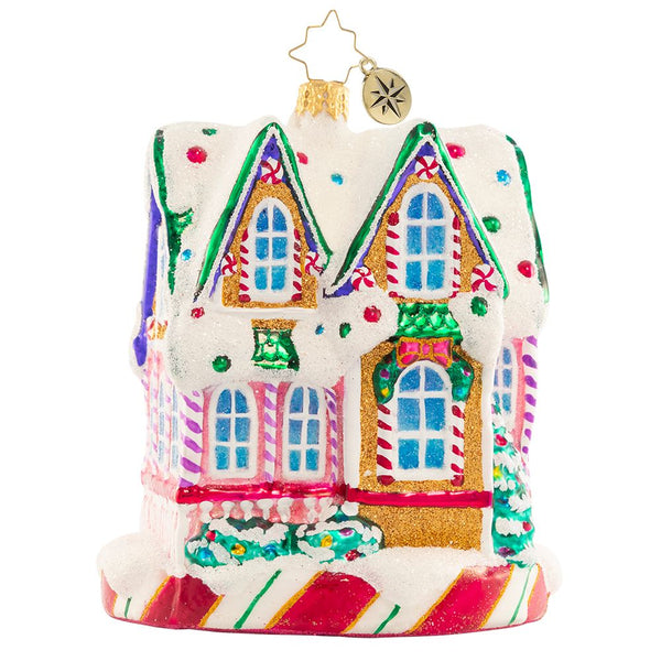 Christopher Radko Marvelous In Mint Candy House Ornament