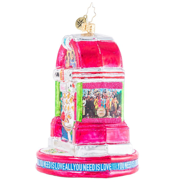 Christopher Radko Beatles Rocking Pink Juke Box Ornament Sale!