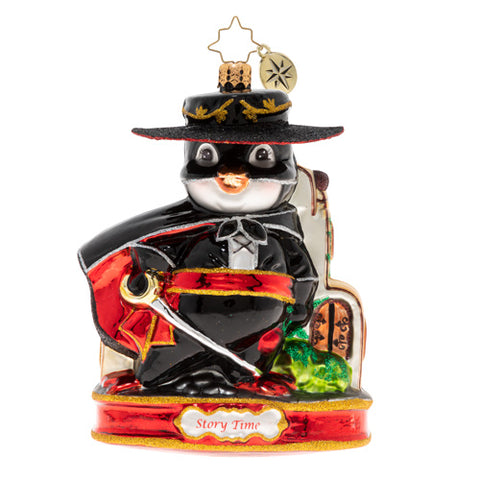 Christopher Radko Masked & Valiant Zorro Bandit Ornament