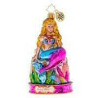 Christopher Radko Mermaid Musings Beach Pink Ornament