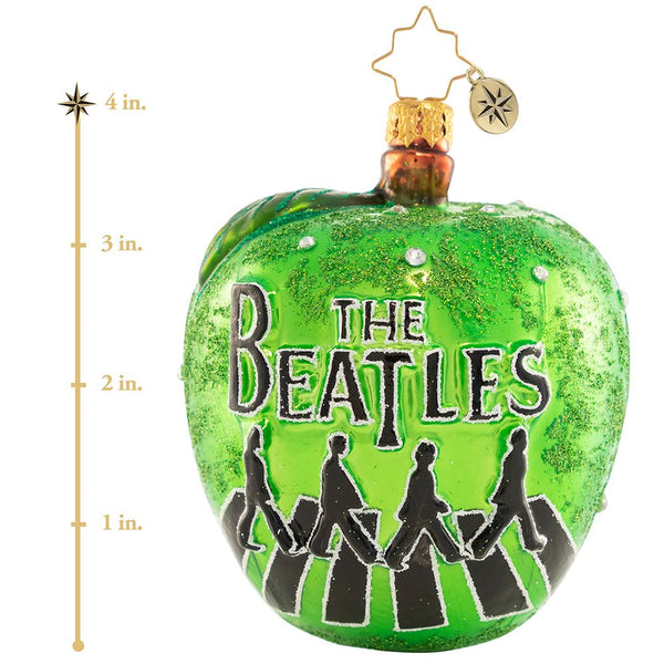 Christopher Radko Beatles Abbey Road Green Apple Records Ornament