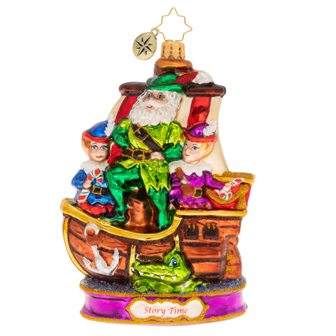 Christopher Radko Meet Me In Neverland Santa as Peter Pan Ornament