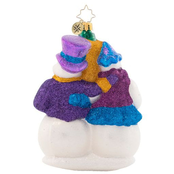 Christopher Radko 2024 Dated Happy New Year's Toast Champagne Ornament