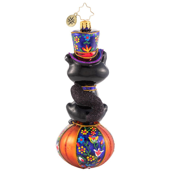 Christopher Radko Black Cat Magic Halloween Ornament