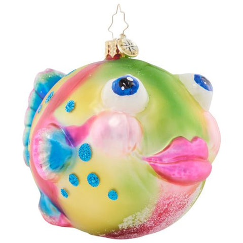 Christopher Radko Playful Puffer Fish Ornament