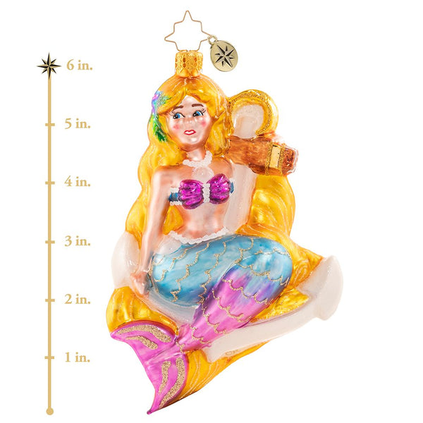 Christopher Radko Mermaid Merry Maiden Of The Sea Ornament