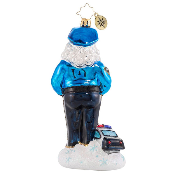 Christopher Radko North Pole Patrol Police Ornament