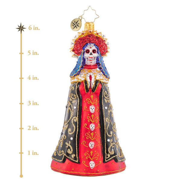 Christopher Radko Lady Of Shadows Day of the Dead Ornament